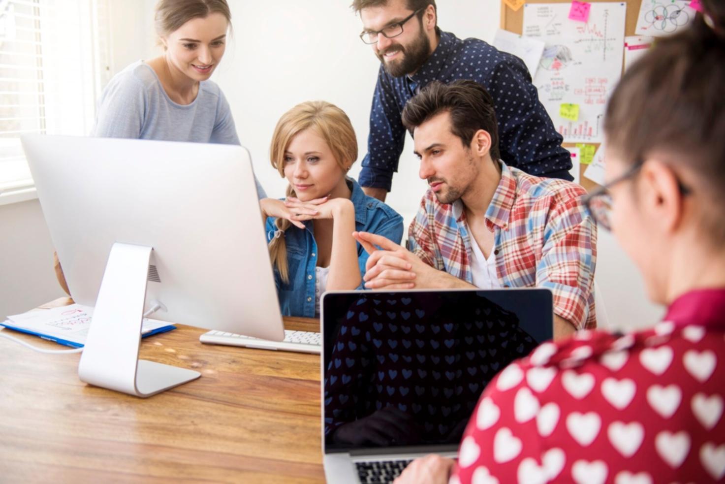 Digital marketing campaign development workspace